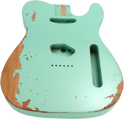 Relic Vintage Alder Wood Guitar Solid Body in Light Blue Fit Telecaster Tele