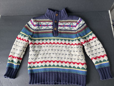 Hanna Andersson Thick Sweater Fair Isle Child Sz 5/ 110 Nordic Style boys /Girls