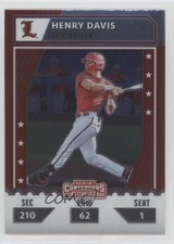 2021 Panini Elite Extra Edition College Tickets Optic Henry Davis #CTO-HD uk2
