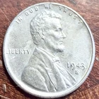 1943-S Steel Lincoln Penny Wheat Cent San Francisco Mint Flawless AU Free Ship!