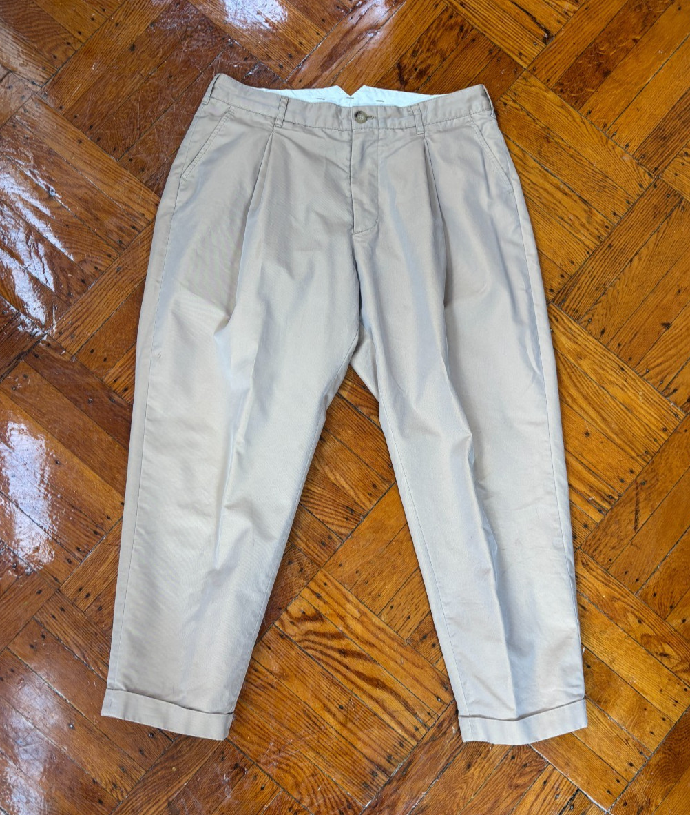 Engineered Garments Iridescent Khaki Pleated Pants Size 3
