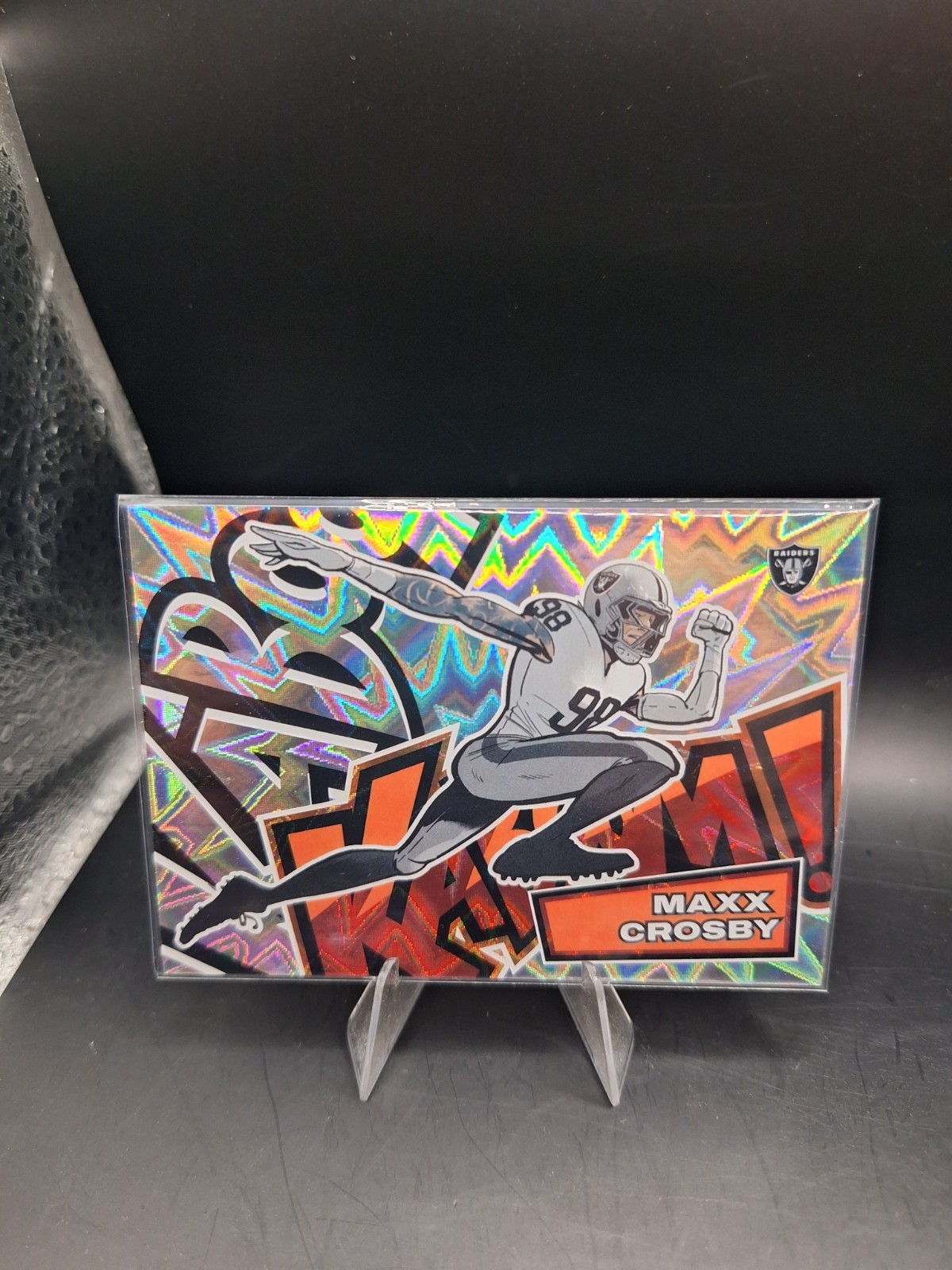 Maxx Crosby 2025 Panini Absolute Kaboom Case Hit SSP Los Vegas Raiders #2