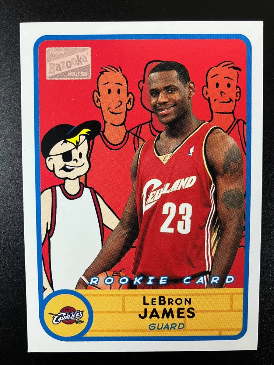Bazooka LeBron James Basketball Sports Trading Card Singles for