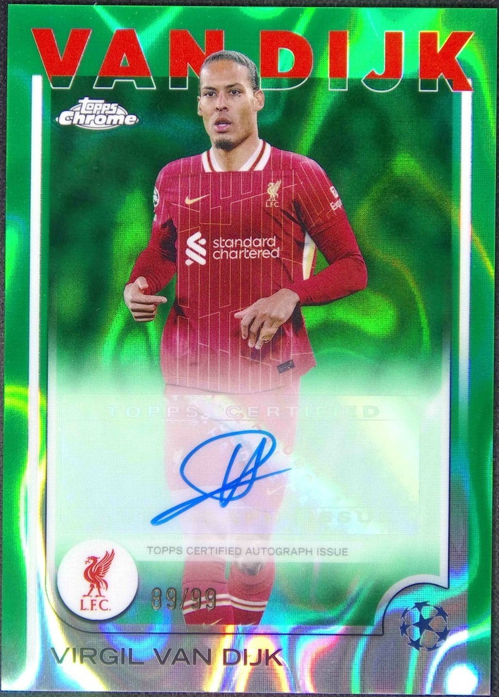 2024-25 Topps Chrome Uefa Club Competitions - Chrome Autographs