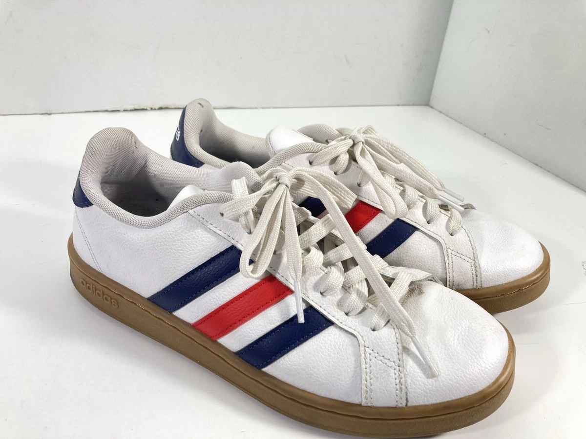 Adidas men Grand Court Alpha Sneakers Men’s White Navy Red Size 13 adidas Grand Court Alpha 00s Sneaker - Men main image 2
