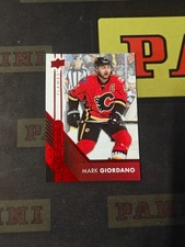 2016-17 Upper Deck Overtime Hockey Base Red Foil Mark Giordano /99