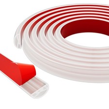 Shower Threshold Water Dam Guard - 39 39 inches, Transparent