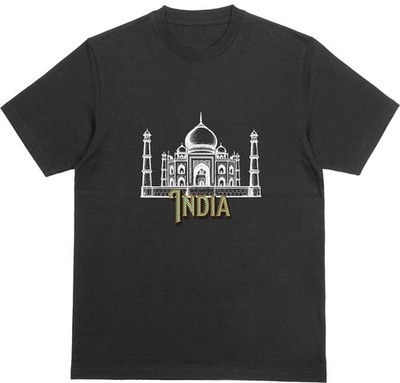 INDIEN T-Shirt | Taj Mahal New 7 Wonders Tee | Holiday Tourist Souvenir Top