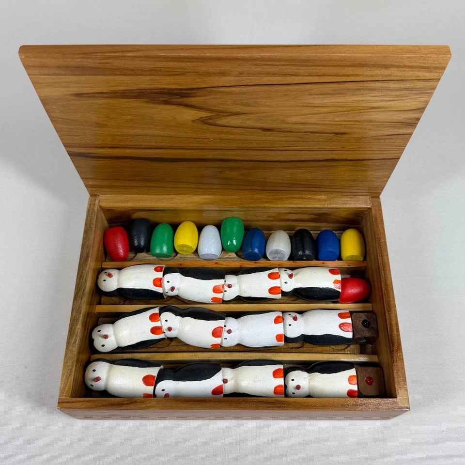 Wooden Penguin Memory Game Pengoloo Set - Image 2 of 4