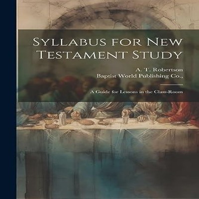Syllabus for New Testament Study A Guide for Lessons in the Class