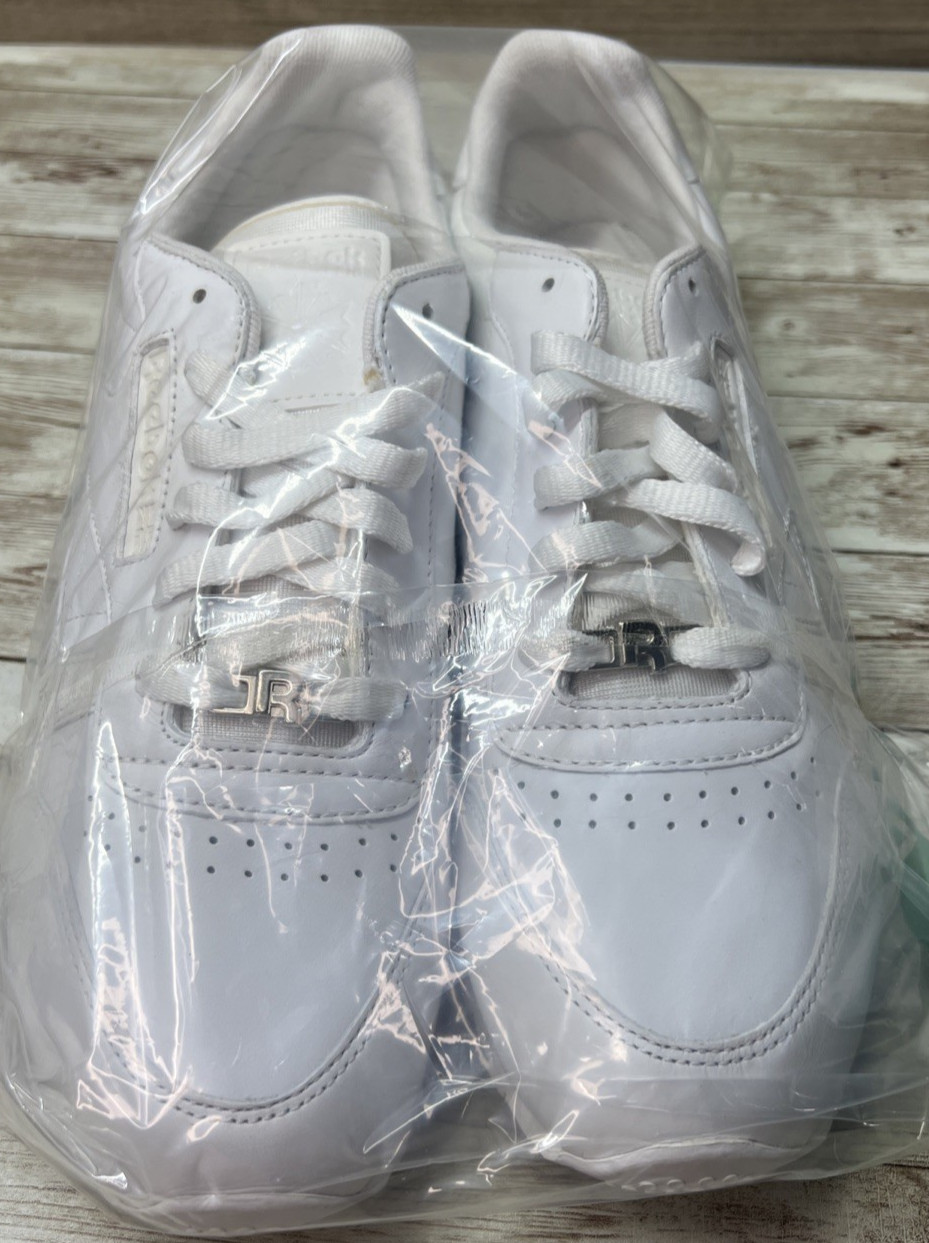 Reebok Classic Leather Sneakers ALL White  Women's Size 9.5 New w/o Box Trainers thumbnail 15