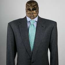 Grande cappotto sportivo BRIONI $4350 puro CASHMERE CHECK blu/grigio 46US/56IT LUNGO