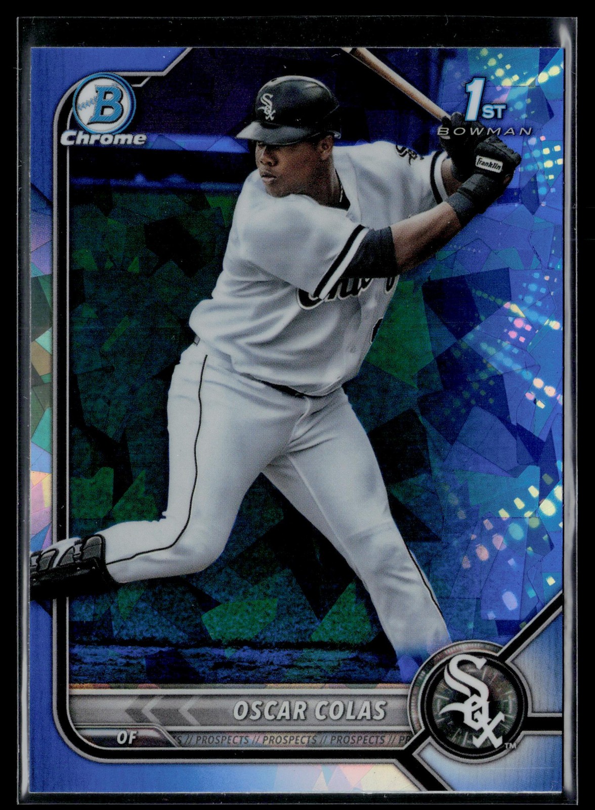 Oscar Colas 2022 Bowman Chrome Sapphire Prospects #BCP-152 Chicago White Sox