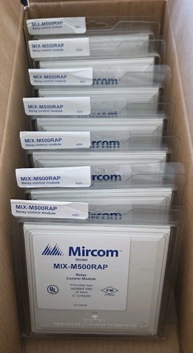 Mircom Module Box MIRCOM MIX-M500RAP RELAY CONTROL MODULE - BRAND NEW - 1 BOX OF 10 ...