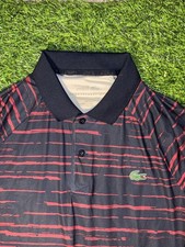 Lacoste Sport Shirt Mens Medium Novak Djokovic Ultra Dry Tennis Polo