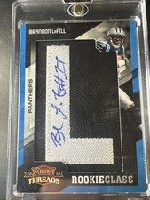 2010 PANINI THREADS ROOKIE CLASS #157 BRANDON LaFELL On Card AUTO LETTER  /360?. rookie card picture