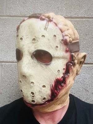 Jason Voorhees Maske Latex Halloween 13. Killer Horror Kostüm