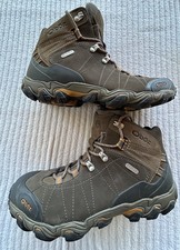 Oboz Bridger Mid Waterproof Hiking Boots Brown Mens 11 NEW (no Box) B-DRY O FIT