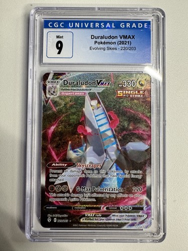 CGC 9 - Duraludon VMAX -  Pokemon TCG Evolving Skies - 220/203 (2021)