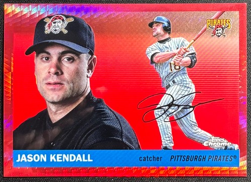 2025 Topps Chrome Platinum Jason Kendall #446 RED PRISM REFRACTOR PIRATES #1/1