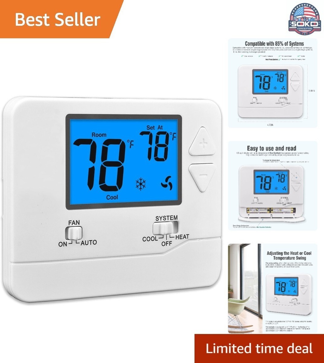 For Conventional Single-stage Systems - 1 Heat/cool
