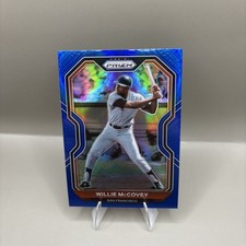 2021 Panini Prizm Willie McCovey Blue Prizm Tier 2 #154 GIANTS