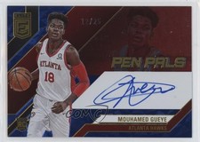 2023-24 Donruss Elite Pen Pals Blue 12/25 Mouhamed Gueye #PP-MOU Auto 3hd