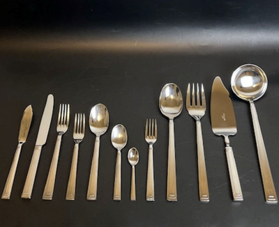 Christofle Atlantide Acier Flatware & Serving Pieces France Choose Piece