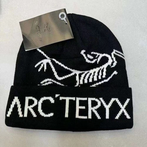 New Arcteryx Bird Head Black Toque Beanie Hat Orca black Merino