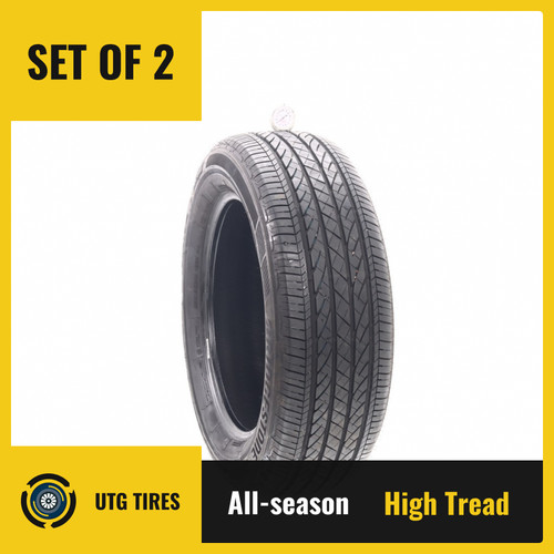 Set of (2) Used 235/60R18 Bridgestone Turanza EL440 103H - 9/32