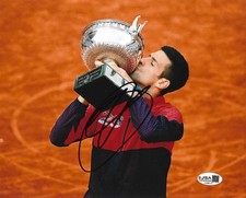 Novak Djokovic Signed 8x10 Photograph Autograph JSA COA Tennis Serbia