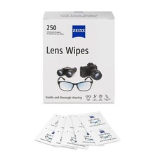 ZEISS Lens Cleaning Wipes 250 Count Pre-Moistened Eyeglass Screen Cleaner USA