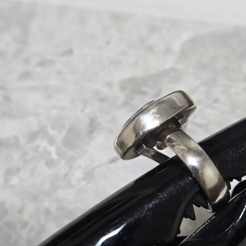 925 Silver Handmade Dotted Pattern Ring - Adjusta… - image 3