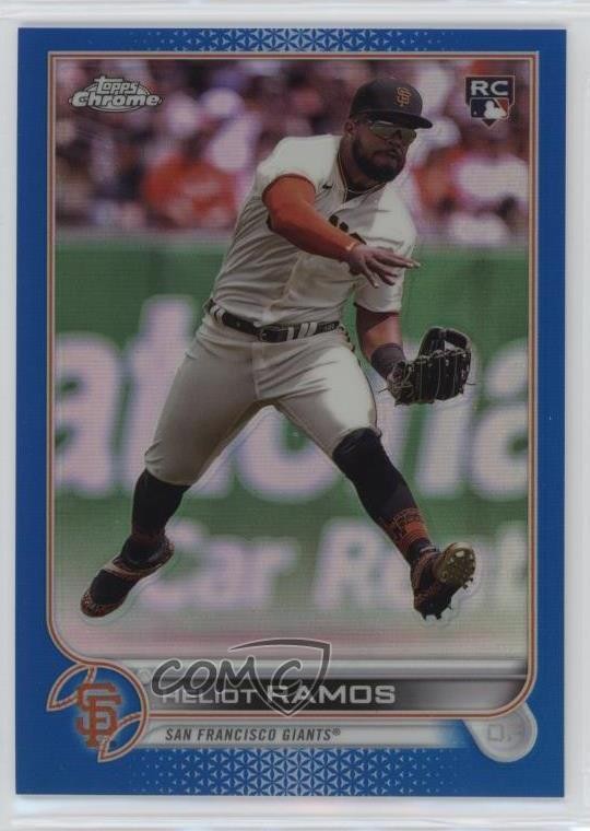 2022 Topps Chrome Update Blue Refractor /199 Heliot Ramos #USC194 Rookie RC 0t6q