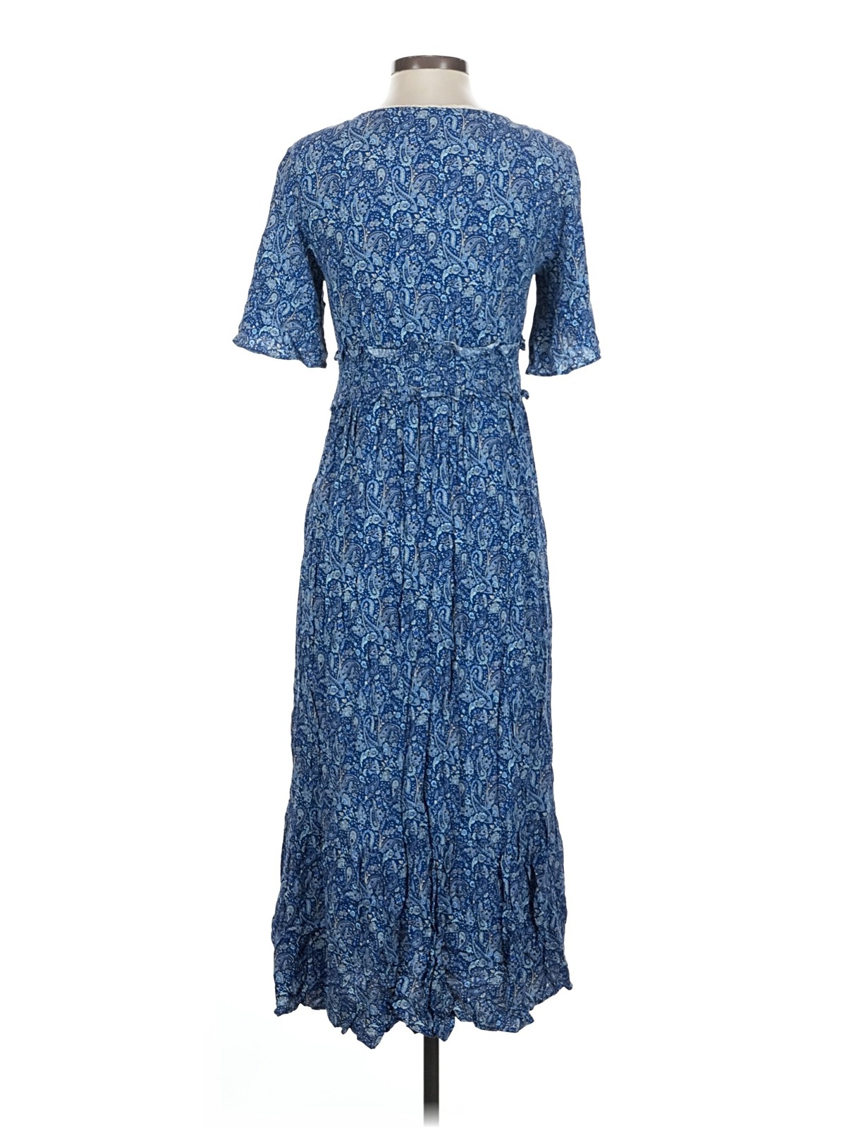 Zara Women Blue Casual Dress XS thumbnail 2