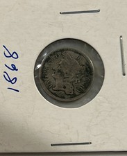 1868 Three Cent Nickel – 3¢ Piece – Shield Design – Rare Civil War Era Coin
