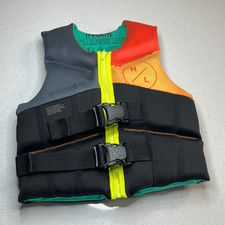 Hyperlite Wake Co Lot of 2 Youth Life Vest 55-88 lbs. Gray/Orange