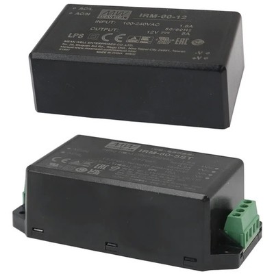 MeanWell IRM-60 Schaltnetzteile, 60W Klasse, für Platine oder mit Schraubklemmen