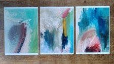 Image of Set Of 3 A3 Abstract Quality Prints From Original Artwork direct from artist