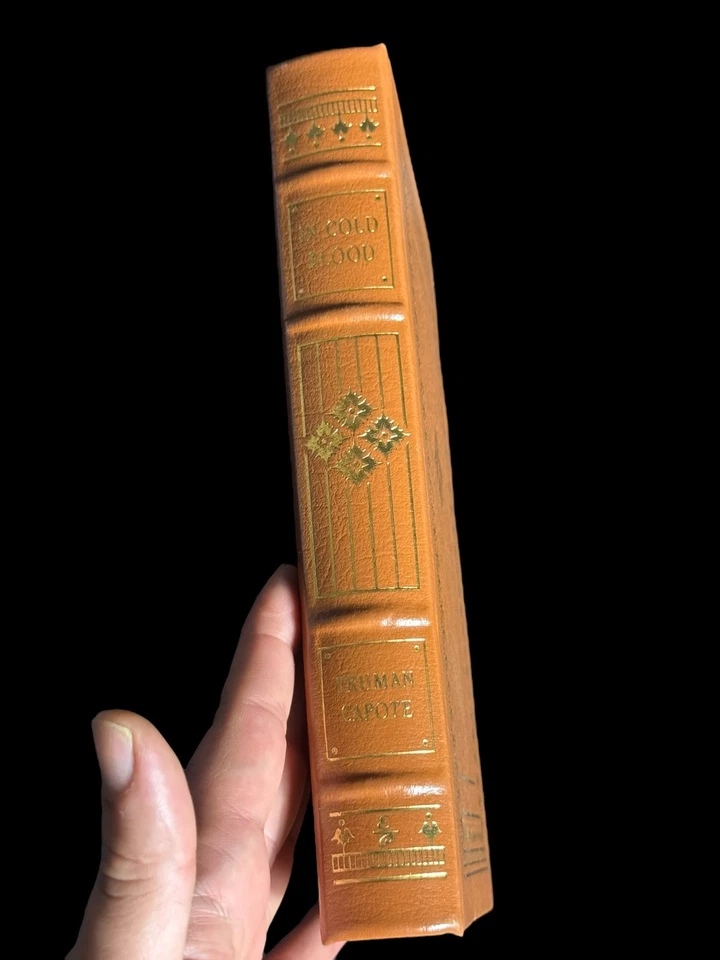 Easton Press In Cold Blood Leather 2000 Truman Capote Genuine Leather Near Mint Foto 2 de 4