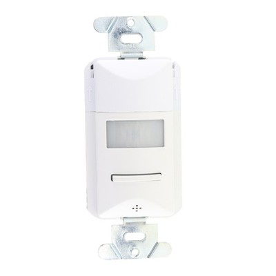 DIVERSA WOSSDU2-P-VW OCCUPANCY SENSOR WALL SWITCH, DT, 2P, PC, 120/277VAC, WHITE