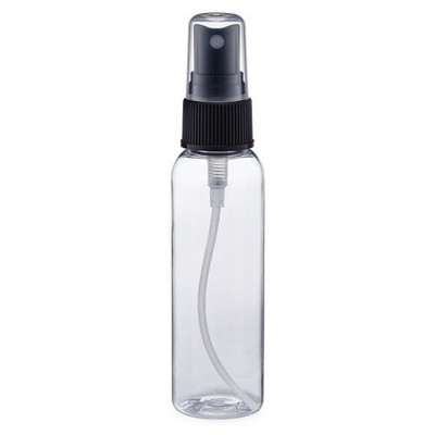 8oz Clear Plastic Cosmo Spray Bottles Travel Perfumes Refill PET Mist Pump