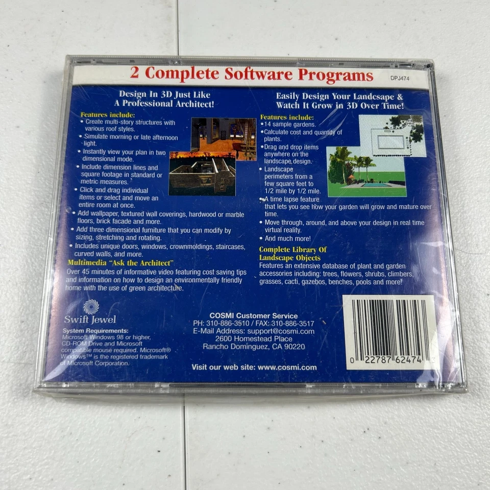 3D Architect And Landscaper Software Swift Jewel Windows XP Compatible  - Image 2 of 2