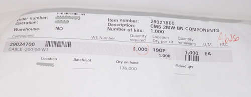 *New* Vestas Wind Turbine Cable 29024700 3G1.5+S Cable -200-06-W1 - 第 5/5 張圖片