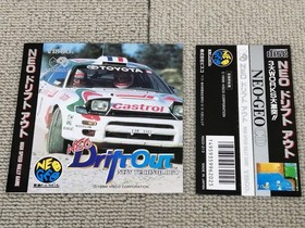 NEO Drift Out Neo Geo CD Rally Racing CD-ROM Home Game Software Neogeo
