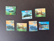 Middle East UAE Trucial Umm Al Qiwain 3 D mnh stamp set of 7 - trains