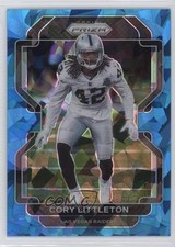 2021 Panini Prizm Blue Ice Prizm 40/99 Cory Littleton #183 0pg0