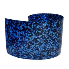 16" x 60" Drum Wrap 0.50mm Musical Instrument Deco Sheet Blue Sapphire