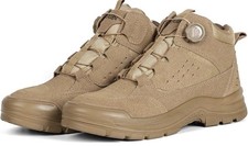 Steel Toe Cap Work Boots With Swivel Buckle Shoelaces UK Size 10