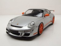 Porsche 911 GT3 Rs 2007 Silber Modellauto 1:18 Minichamps